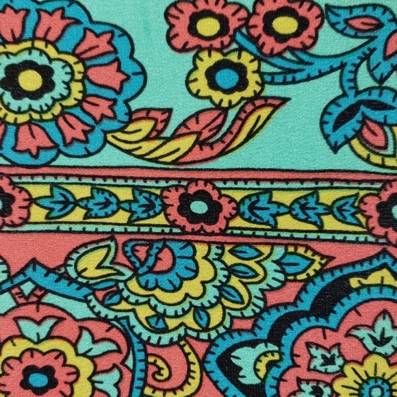 Madison orange & green dress with sequins Size S - Picture 5 of 7